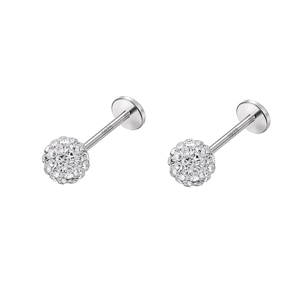 Carolina Bucci ピアス LARGE BUTTON STUDS Florentine Finish Large Button Studs With Clip | Carolina Bucci